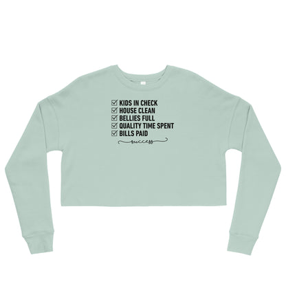 Success crop Sweatshirt