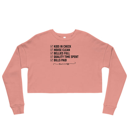 Success crop Sweatshirt